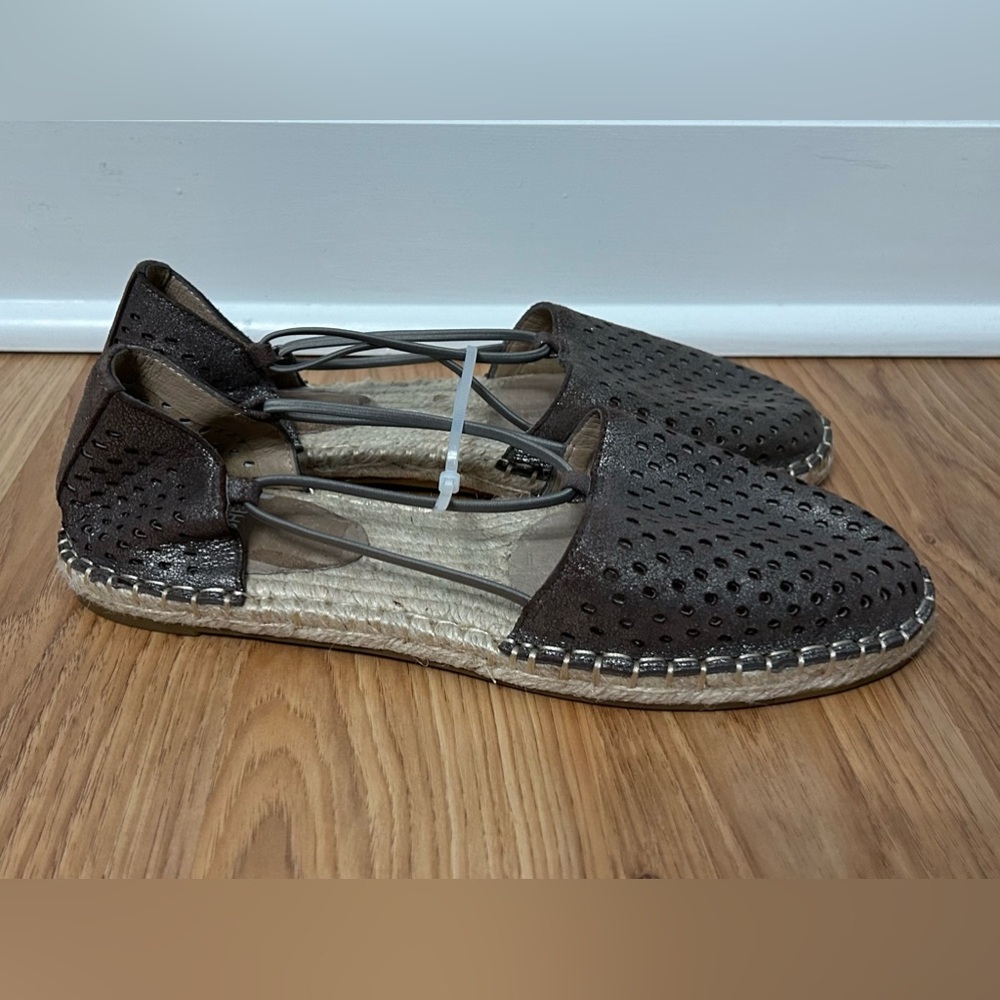 Eileen Fisher Metallic Lee 2 Espadrille Sandals - Picture 3 of 8